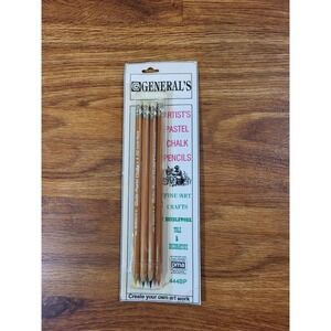 New Generals Artists Pastel Chalk  Pencils 444BP  4 Packs